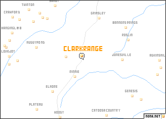 map of Clarkrange