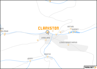 map of Clarkston