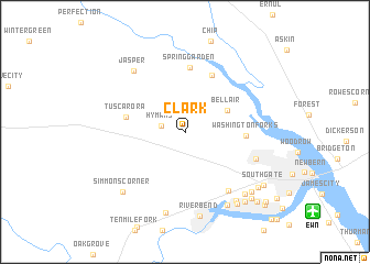 map of Clark