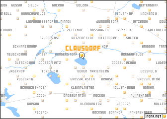 map of Clausdorf