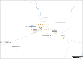 map of Claypool