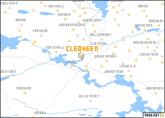 map of Cleaheen