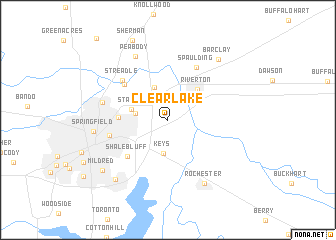 map of Clear Lake