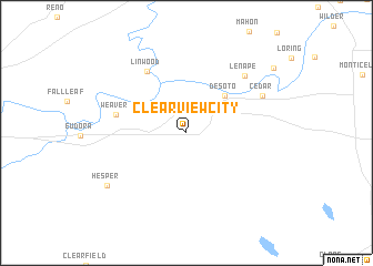 map of Clearview City