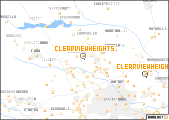 map of Clearview Heights
