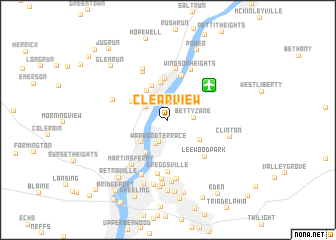 map of Clearview