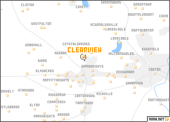 map of Clearview