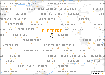 map of Cleeberg