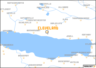 map of Cleveland