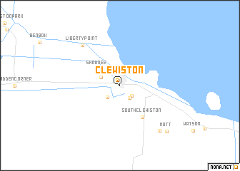 map of Clewiston