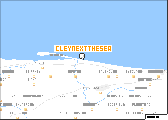 map of Cley next the Sea