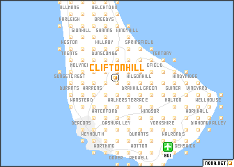 map of Clifton Hill