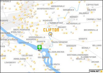 map of Clifton