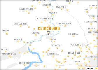 map of Clinch View