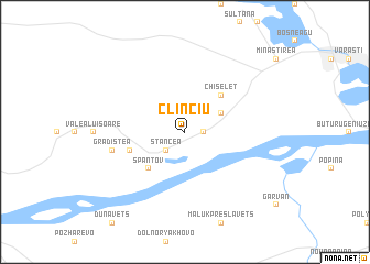 map of Clinciu