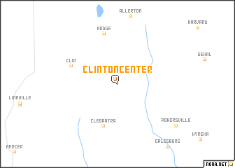 map of Clinton Center