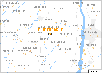 map of Clintondale