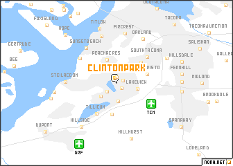 map of Clinton Park