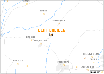 map of Clintonville
