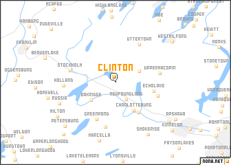 map of Clinton