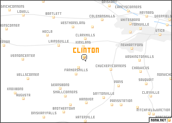 map of Clinton