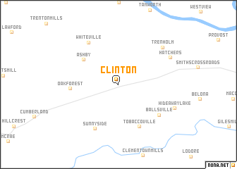 map of Clinton