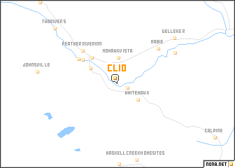 map of Clio