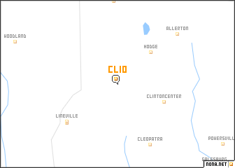 map of Clio