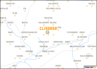 map of Clisoasa