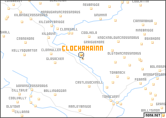map of Cloch Ámainn