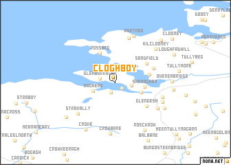 map of Cloghboy