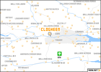 map of Clogheen