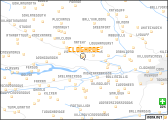 map of Cloghroe