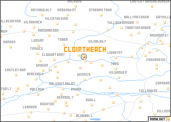map of Clóirtheach