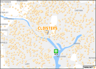 map of Cloisters