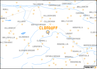 map of Clonduff