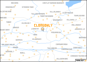map of Clongowly