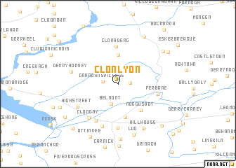 map of Clonlyon