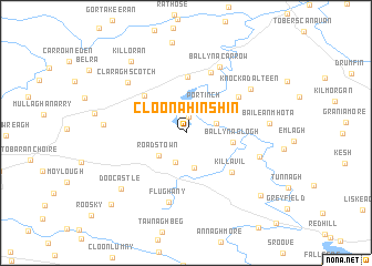 map of Cloonahinshin