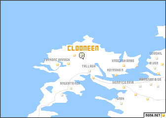 map of Clooneen