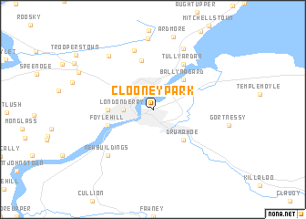 map of Clooney Park