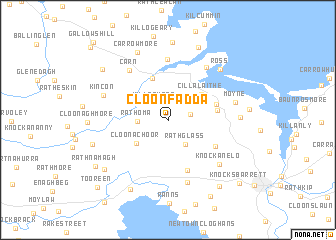 map of Cloonfadda