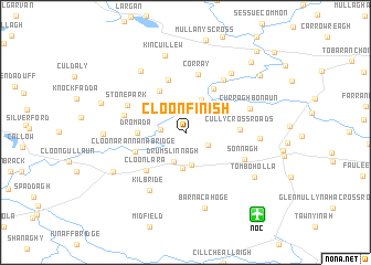 map of Cloonfinish