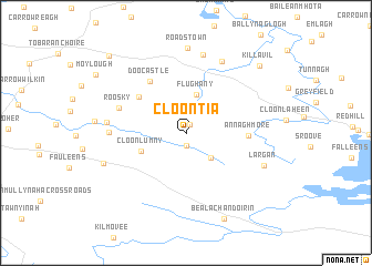 map of Cloontia