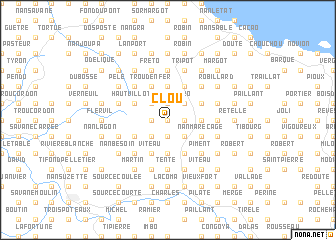 map of Clou