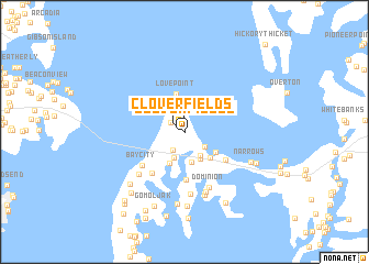 map of Cloverfields