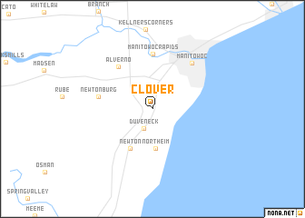 map of Clover