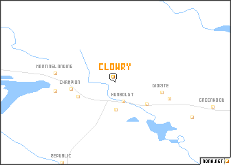 map of Clowry