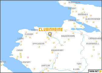 map of Cluain Maine