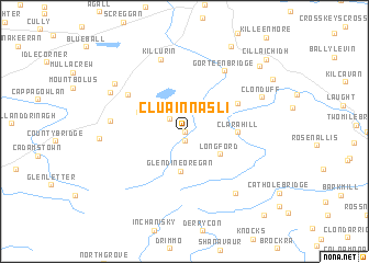 map of Cluain na Slí